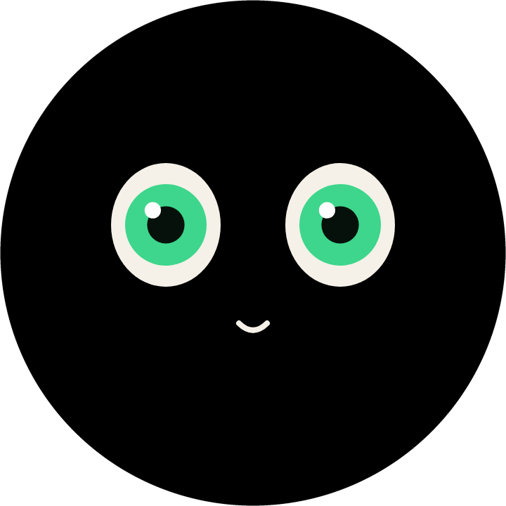 Face style three: eyes with green irises