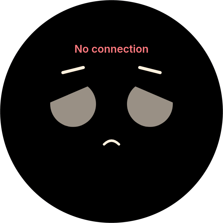 VoCat face: No connection