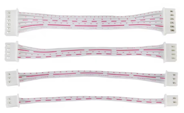 XH2.54 2.54mm 8P Same direction Male Terminal Cable JST Wire Connector Double Head 10CM