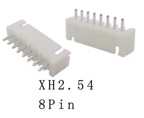  XH 2.54 2.54mm Pitch Pin Header Housing Connector JST XH2.54 8P Pin Male Straight Pin For PCB
