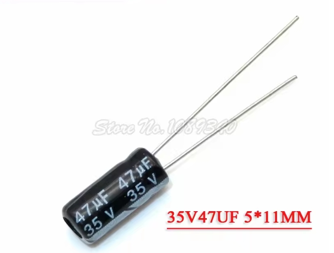47UF 35V 5*11 Aluminum electrolytic capacitor